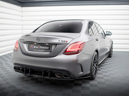 Maxton Design - STREET PRO REAR SIDE SPLITTERS MERCEDES-AMG C63 SEDAN / ESTATE W205 FACELIFT