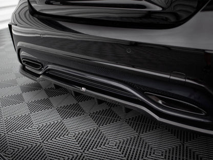 Maxton Design - Rear Splitter (Vertical Bars) Mercedes-Benz A AMG-Line W176 Facelift