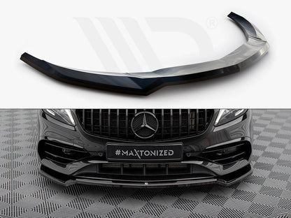 Maxton Design - FRONT SPLITTER V.1 MERCEDES-BENZ A AMG-LINE W176 FACELIFT