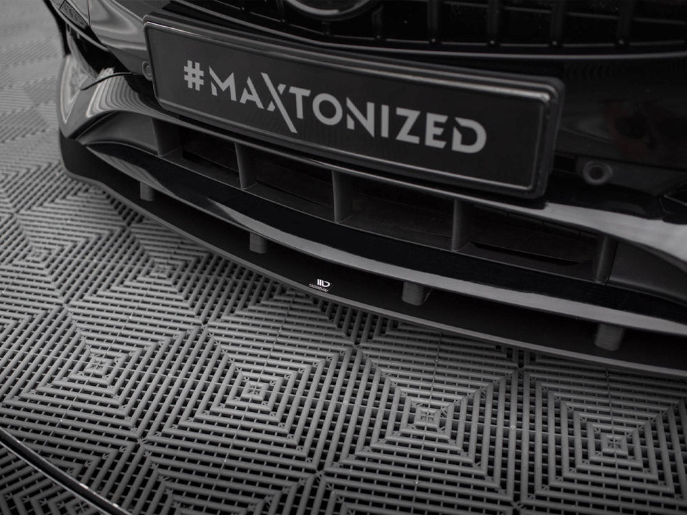Maxton Design - STREET PRO FRONT SPLITTER MERCEDES-BENZ A AMG-LINE W176 FACELIFT