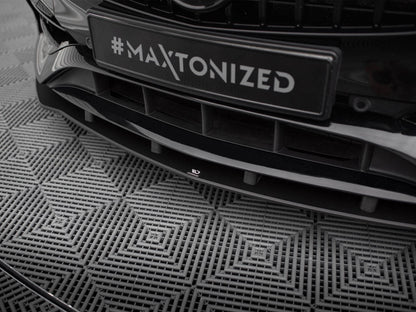 Maxton Design - STREET PRO FRONT SPLITTER MERCEDES-BENZ A AMG-LINE W176 FACELIFT
