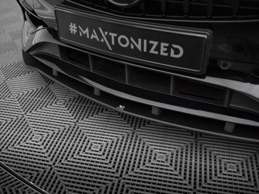 Maxton Design - STREET PRO FRONT SPLITTER MERCEDES-BENZ A AMG-LINE W176 FACELIFT