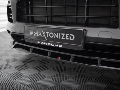 Maxton Design - FRONT SPLITTER PORSCHE CAYENNE SPORT DESIGN MK3