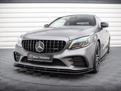 Maxton Design - STREET PRO FRONT SPLITTER MERCEDES-AMG C43 COUPE C205 FACELIFT