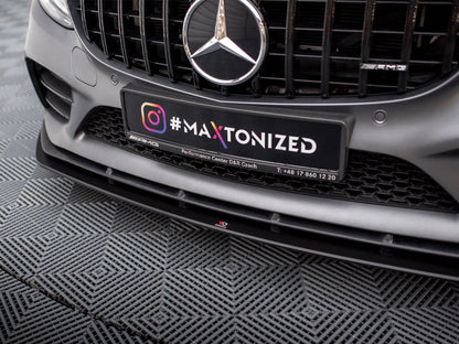 Maxton Design - STREET PRO FRONT SPLITTER MERCEDES-AMG C43 COUPE C205 FACELIFT