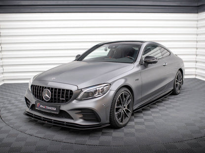 Maxton Design - STREET PRO SIDE SKIRTS DIFFUSERS MERCEDES-AMG C43 COUPE C205 FACELIFT