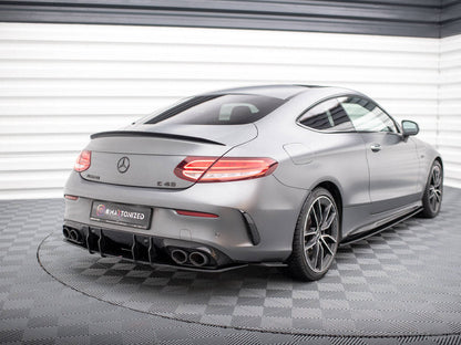 Maxton Design - STREET PRO REAR SIDE SPLITTERS MERCEDES-AMG C43 COUPE C205 FACELIFT