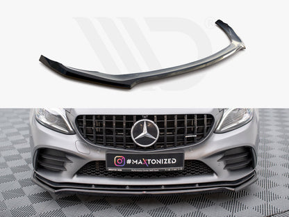 Maxton Design - Front Splitter V.1 Mercedes-AMG C43 Coupe / Sedan / Estate C205 / W205 / S205 Facelift