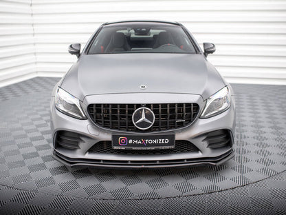 Maxton Design - Front Splitter V.1 Mercedes-AMG C43 Coupe / Sedan / Estate C205 / W205 / S205 Facelift