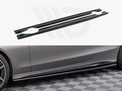 Maxton Design - SIDE SKIRTS DIFFUSERS MERCEDES-AMG C43 COUPE C205 FACELIFT