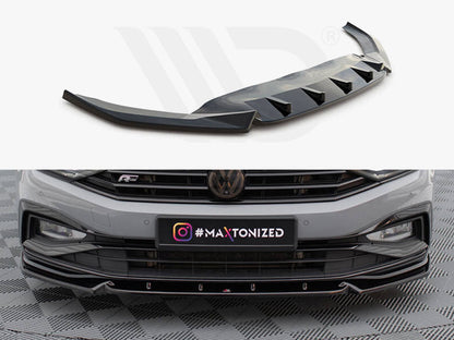 Maxton Design - FRONT SPLITTER V.1 VOLKSWAGEN PASSAT R-LINE B8 FACELIFT