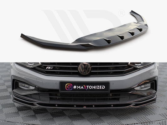 Maxton Design - FRONT SPLITTER V.2 VOLKSWAGEN PASSAT R-LINE B8 FACELIFT