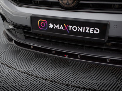 Maxton Design - FRONT SPLITTER V.2 VOLKSWAGEN PASSAT R-LINE B8 FACELIFT