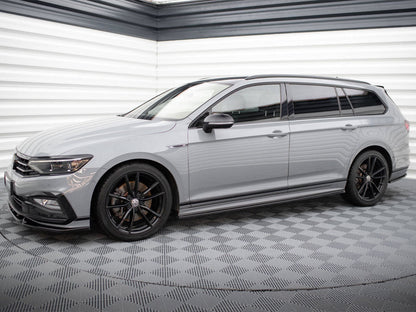 Maxton Design - SIDE SKIRTS DIFFUSERS VOLKSWAGEN PASSAT R-LINE B8 FACELIFT