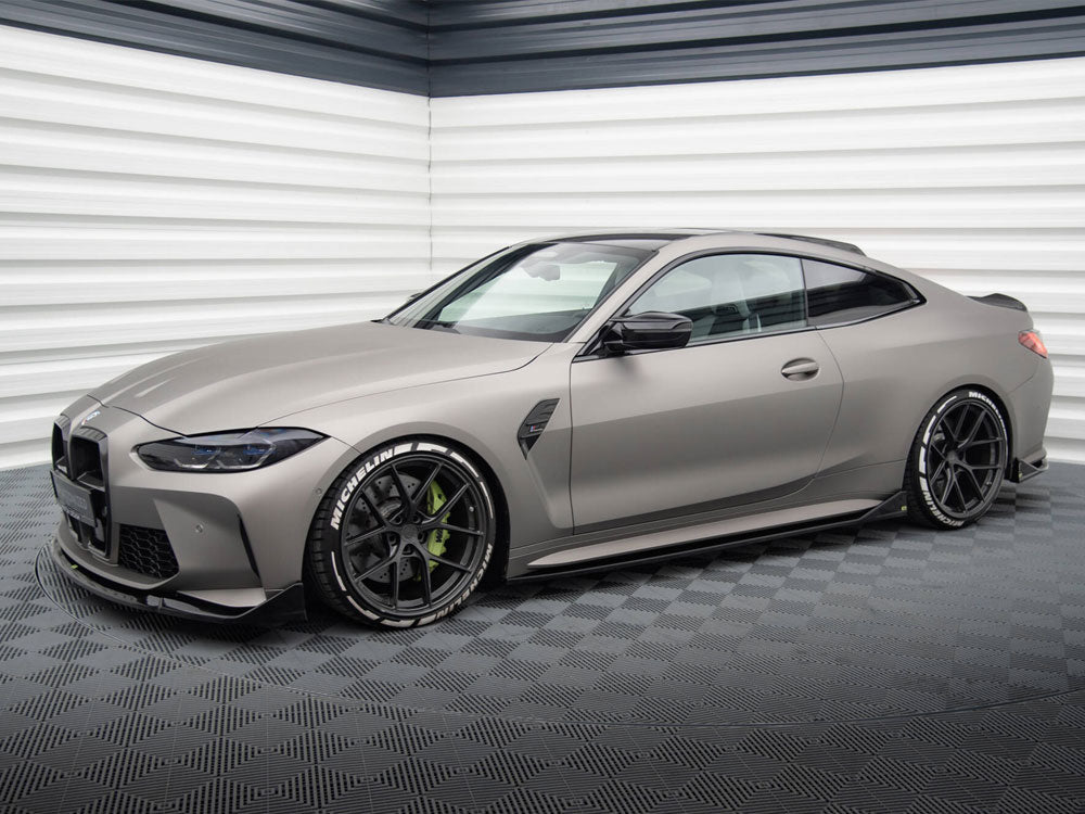 Maxton Design - Side Skirt Diffusers V.3 CSL Look BMW M4 G82 / G82 Facelift