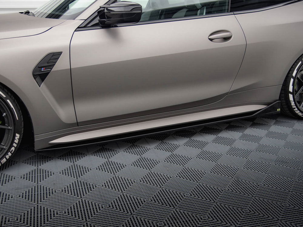 Maxton Design - Side Skirt Diffusers V.3 CSL Look BMW M4 G82 / G82 Facelift