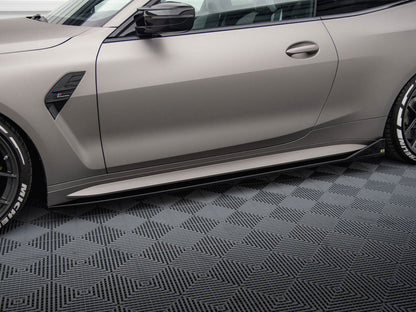 Maxton Design - Side Skirt Diffusers V.3 CSL Look BMW M4 G82 / G82 Facelift