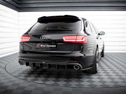 Maxton Design - Rear Valance Audi A6 Sedan / Avant C7 (Version with single exhausts on both sides)