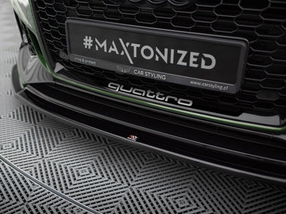 Maxton Design - FRONT SPLITTER V.2 AUDI RS4 B9