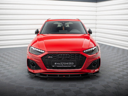 Maxton Design - Front Splitter V.2 Audi RS4 B9 Facelift