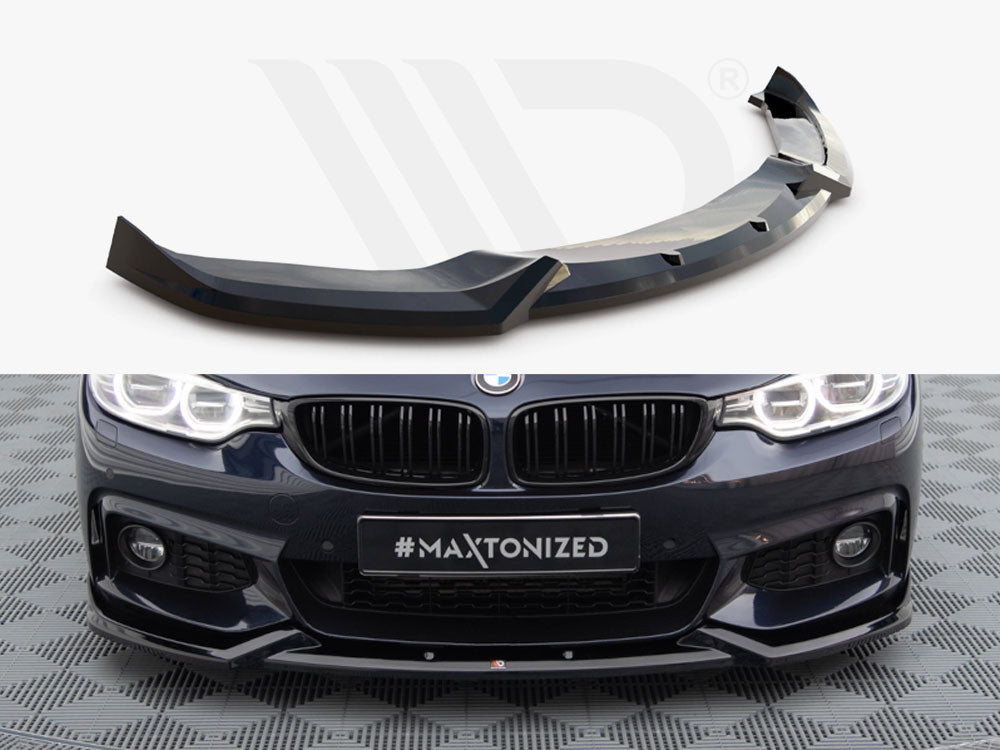 Maxton Design - FRONT SPLITTER V.5 BMW 4 COUPE / GRAN COUPE / CABRIO M-PACK F32 / F36 / F33