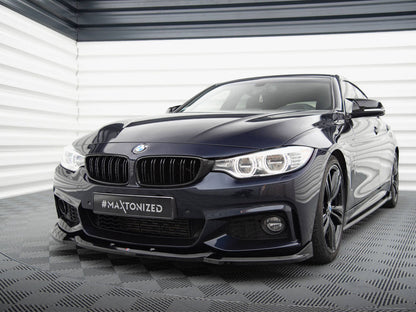 Maxton Design - FRONT SPLITTER V.6 BMW 4 COUPE / GRAN COUPE / CABRIO M-PACK F32 / F36 / F33