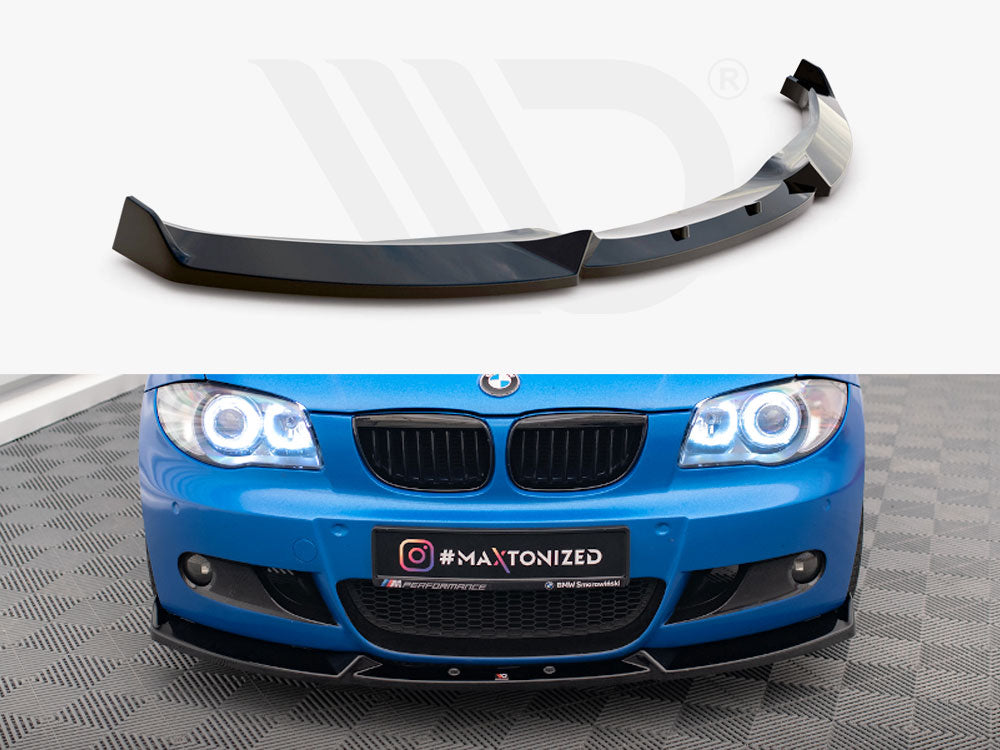 Maxton Design - Front Splitter V.2 BMW 1 M-Pack E87 / E81 Facelift