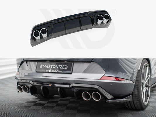 Maxton Design - Rear Valance V.3 + Exhaust Ends Imitation Cupra Formentor Mk1