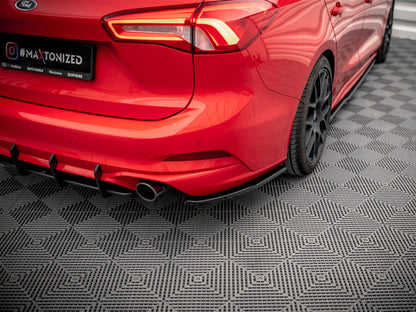 Maxton Design - Rear Side Splitters V.5 Ford Focus ST Estate Mk4 / MK4.5