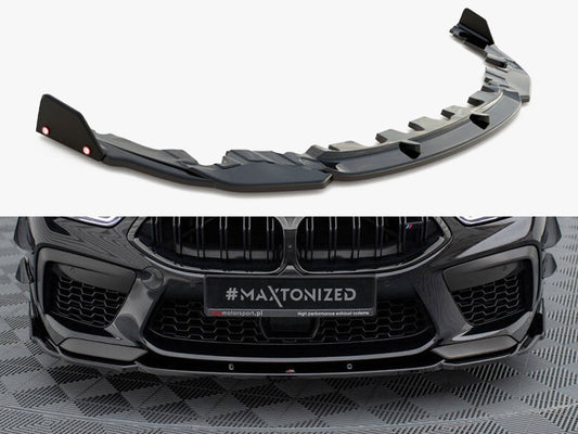 Maxton Design - Front Splitter V.1 + Flaps BMW M8 Gran Coupe F93 / Coupe F92