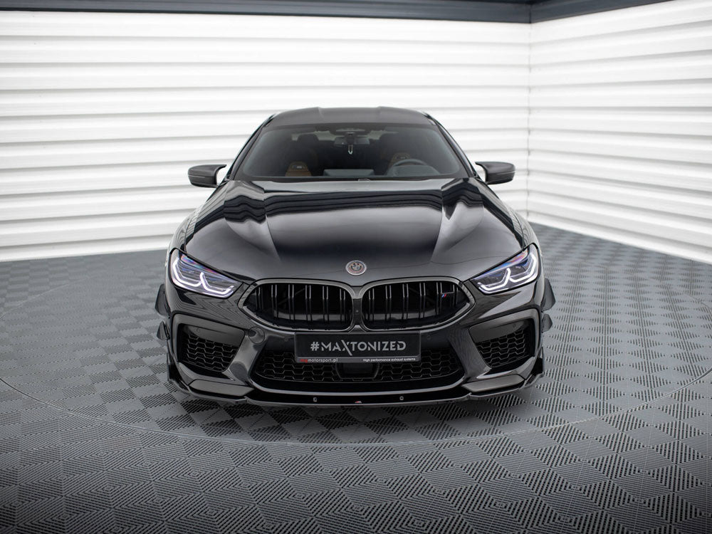 Maxton Design - Front Splitter V.1 + Flaps BMW M8 Gran Coupe F93 / Coupe F92