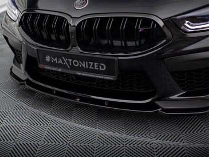 Maxton Design - Front Splitter V.1 + Flaps BMW M8 Gran Coupe F93 / Coupe F92