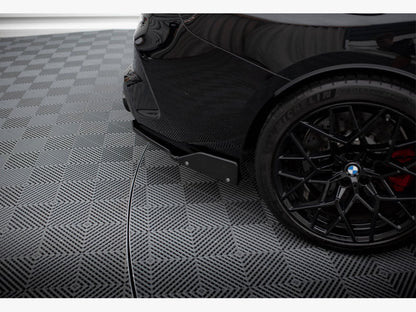 Maxton Design - REAR SIDE SPLITTERS V.1 + FLAPS BMW M8 GRAN COUPE F93