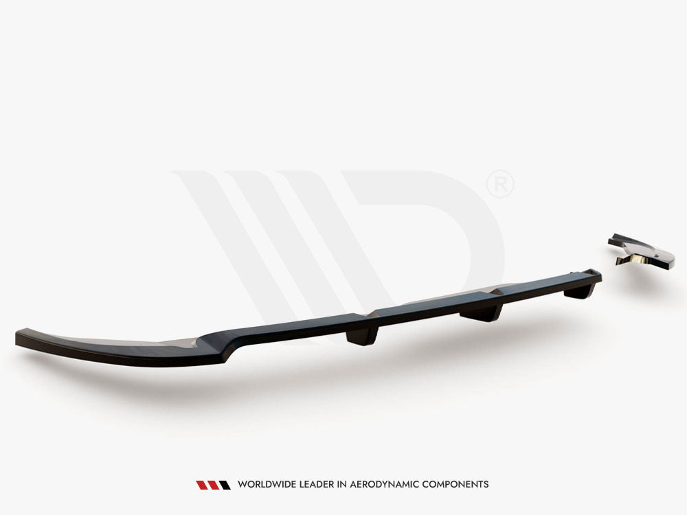 Maxton Design - Central Rear Splitter (Vertical Bars) Fiat 500X Sport Mk1 Facelift