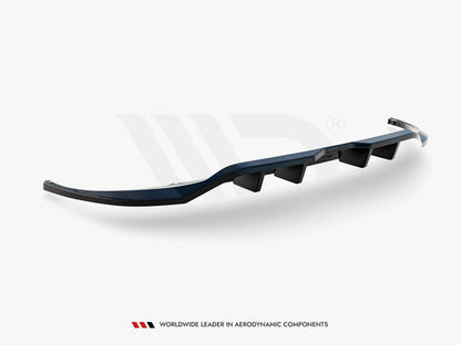 Maxton Design - Central Rear Splitter (Vertical Bars) Volkswagen Tiguan R-Line Mk2 Facelift