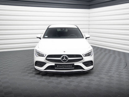 Maxton Design - FRONT SPLITTER V.1 MERCEDES-BENZ CLA AMG-LINE C118 (2019-)
