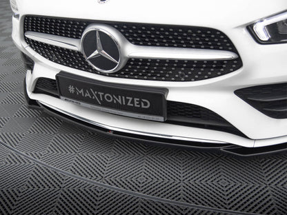 Maxton Design - FRONT SPLITTER V.1 MERCEDES-BENZ CLA AMG-LINE C118 (2019-)