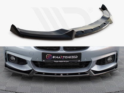 Maxton Design - FRONT SPLITTER V.4 BMW 4 COUPE / GRAN COUPE / CABRIO M-PACK F32 / F36 / F33