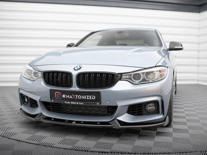 Maxton Design - FRONT SPLITTER V.4 BMW 4 COUPE / GRAN COUPE / CABRIO M-PACK F32 / F36 / F33