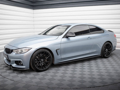 Maxton Design - SIDE SKIRTS DIFFUSERS V.3 BMW 4 COUPE / GRAN COUPE / CABRIO M-SPORT F32 / F36 / F33