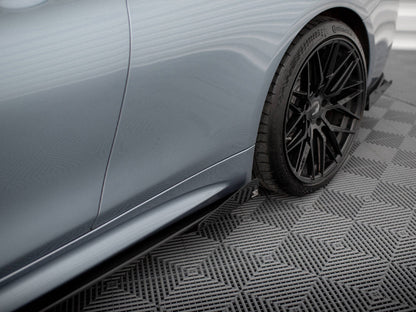 Maxton Design - STREET PRO SIDE SKIRTS DIFFUSERS + FLAPS BMW 4 COUPE / GRAN COUPE / CABRIO M-PACK F32 / F36 / F33