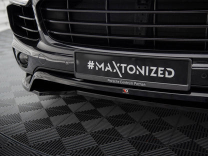 Maxton Design - FRONT SPLITTER PORSCHE CAYENNE MK2 FACELIFT