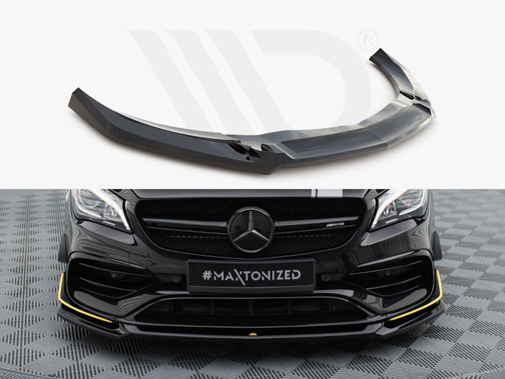 Maxton Design - FRONT SPLITTER V.4 MERCEDES-AMG CLA 45 AERO C117 FACELIFT