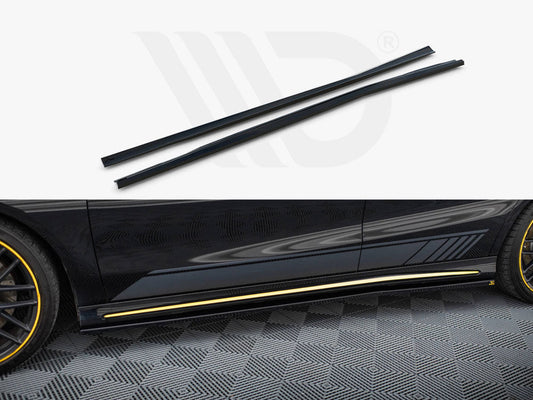 Maxton Design - SIDE SKIRTS DIFFUSERS MERCEDES-AMG CLA 45 C117 FACELIFT