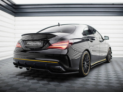 Maxton Design - CENTRAL REAR SPLITTER (VERTICAL BARS) MERCEDES-AMG CLA 45 C117 FACELIFT