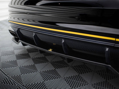 Maxton Design - CENTRAL REAR SPLITTER (VERTICAL BARS) MERCEDES-AMG CLA 45 C117 FACELIFT