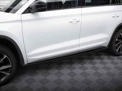 Maxton Design - SIDE SKIRTS DIFFUSERS SKODA KODIAQ SPORTLINE / RS (2017-2021)