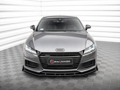 Maxton Design - STREET PRO FRONT SPLITTER + FLAPS AUDI TT S / S-LINE 8S