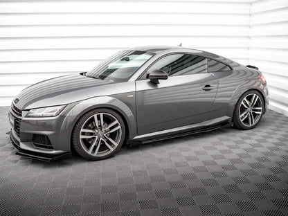 Maxton Design - STREET PRO SIDE SKIRTS DIFFUSERS + FLAPS AUDI TT S / S-LINE 8S