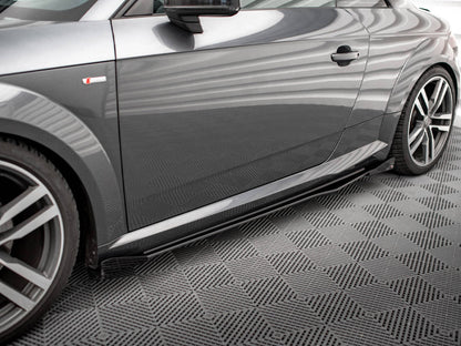Maxton Design - STREET PRO SIDE SKIRTS DIFFUSERS + FLAPS AUDI TT S / S-LINE 8S